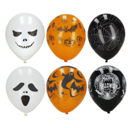 Sada balónikov HAPPY HALLOWEEN SPRINGOS HA5216 čierno-oranžová