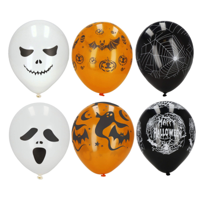 Sada balónikov HAPPY HALLOWEEN SPRINGOS HA5216 čierno-oranžová