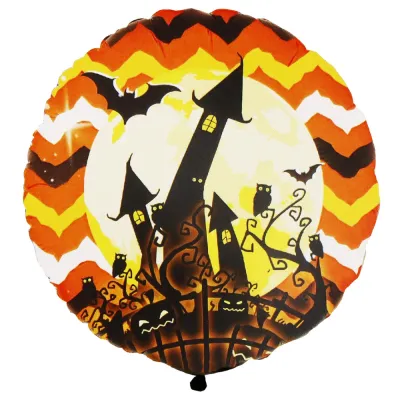 Sada balónikov FELIZ HALLOWEEN SPRINGOS HA5217 oranžovo-fialová