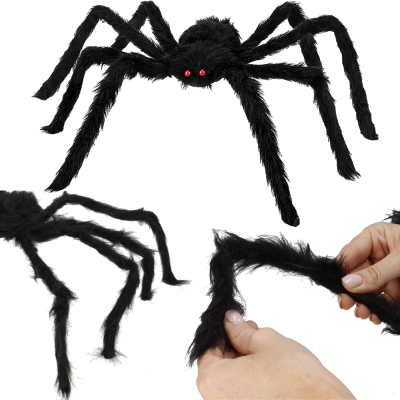 Chlpatý pavúk 90cm SPRINGOS HALLOWEEN čierny