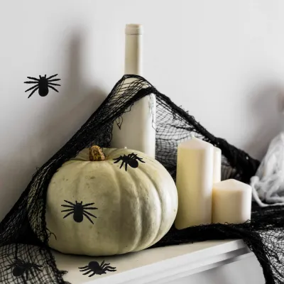 Umelý pavúk 11cm SPRINGOS HALLOWEEN čierny sada 2ks
