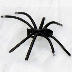 Pavučina s pavúkmi 60g SPRINGOS HALLOWEEN biela