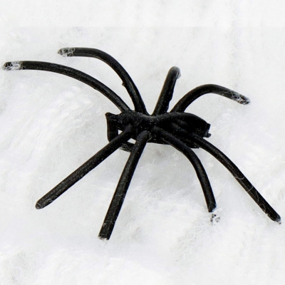 Pavučina s pavúkmi 60g SPRINGOS HALLOWEEN biela