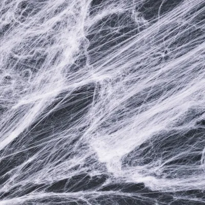 Pavučina s pavúkmi 20g SPRINGOS HALLOWEEN biela