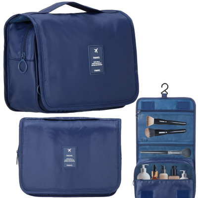 Cestovná kozmetická taška závesná 23x19x10 cm SPRINGOS VOYA modrá