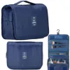 Cestovná kozmetická taška závesná 23x19x10 cm SPRINGOS VOYA modrá