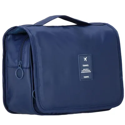Cestovná kozmetická taška závesná 23x19x10 cm SPRINGOS VOYA modrá