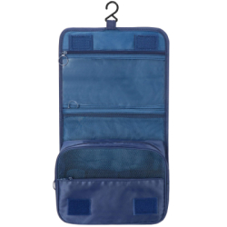 Cestovná kozmetická taška závesná 23x19x10 cm SPRINGOS VOYA modrá