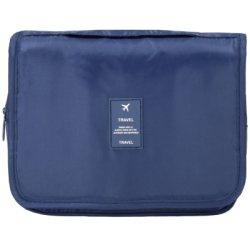 Cestovná kozmetická taška závesná 23x19x10 cm SPRINGOS VOYA modrá