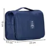 Cestovná kozmetická taška závesná 23x19x10 cm SPRINGOS VOYA modrá