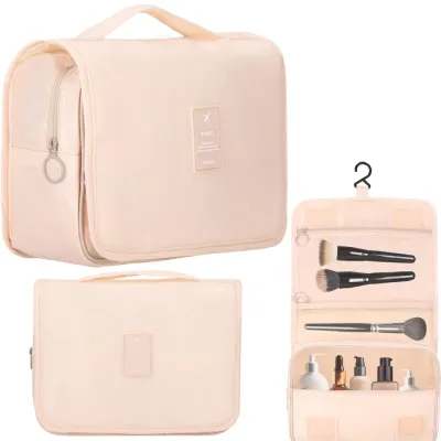 Cestovná kozmetická taška závesná 23x19x10 cm SPRINGOS ELENI ružová
