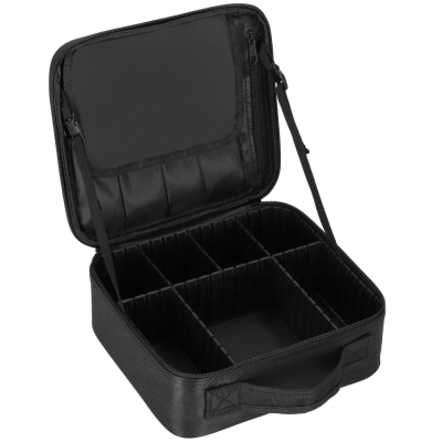 Cestovná kozmetická taška 26x23x10 cm SPRINGOS AURI čierna