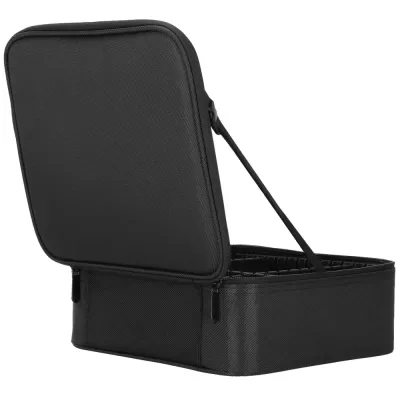 Cestovná kozmetická taška 26x23x10 cm SPRINGOS AURI čierna