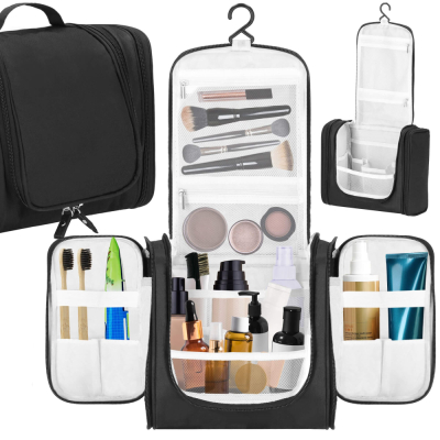 Cestovná kozmetická taška závesná 24x21x10 cm SPRINGOS SOLA čierna