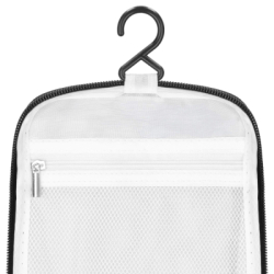 Cestovná kozmetická taška závesná 24x21x10 cm SPRINGOS SOLA čierna