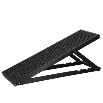 Nastaviteľná rampa pre psov SPRINGOS DR001 čierna