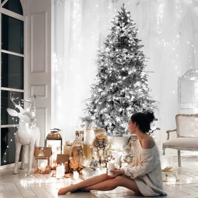 LED svetelná reťaz - 41,5m, 500LED, IP44, studená biela