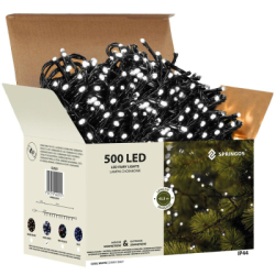 LED svetelná reťaz - 41,5m, 500LED, IP44, studená biela