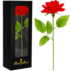 Večná ruža v darčekovom balení SPRINGOS HA7449 červená