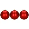 Vianočné banky - červené mix 15 cm, sada 6ks CA1528
