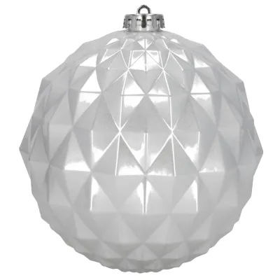 Vianočné banky strieborné mix - 15 cm, sada 6ks CA1530