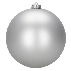 Vianočné banky strieborné mix - 15 cm, sada 6ks CA1530