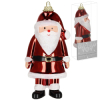 Santa Claus 13 cm červený, vianočná ozdoba