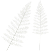 List paprade biely 44 cm, vianočné dekorácie