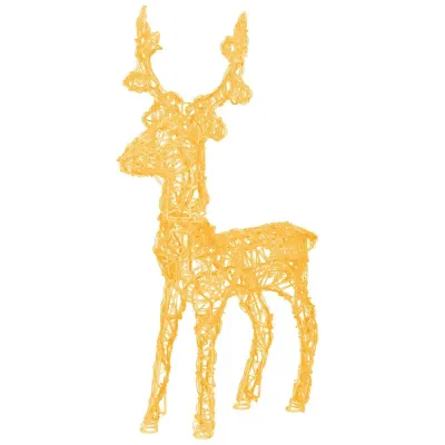 LED Sob - 42cm, 100LED, časovač, IP44, teplá biela