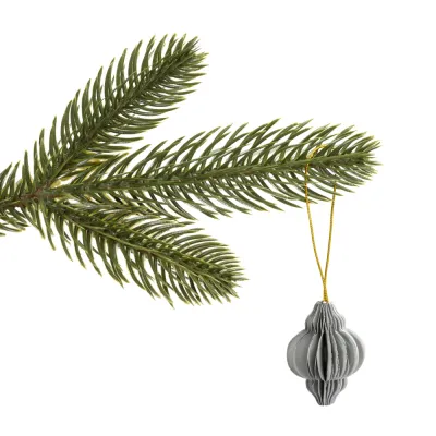 Vianočné papierové ozdoby 4cm sada 6ks