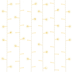 LED svetelný záves - 3x2m, 200LED, 8 funkcií, ovládač, pamäť, IP20, teplá biela