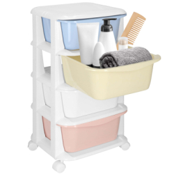 Skrinka na kolieskach 4 zásuvky SPRINGOS HA0214