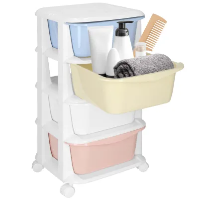 Skrinka na kolieskach 4 zásuvky SPRINGOS HA0214