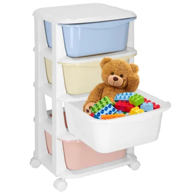 Skrinka na kolieskach 4 zásuvky SPRINGOS HA0214