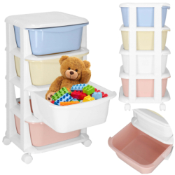 Skrinka na kolieskach 4 zásuvky SPRINGOS HA0214