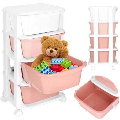 Skrinka na kolieskach 4 zásuvky SPRINGOS HA0212