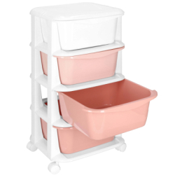 Skrinka na kolieskach 4 zásuvky SPRINGOS HA0212