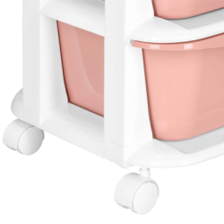 Skrinka na kolieskach 5 zásuviek SPRINGOS HA0211