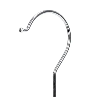 Plastové protišmykové ramienka na šaty biela 41cm, sada 20ks HG0078