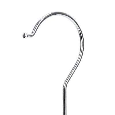 Plastové protišmykové ramienka na šaty čierna 41cm, sada 20ks HG0080