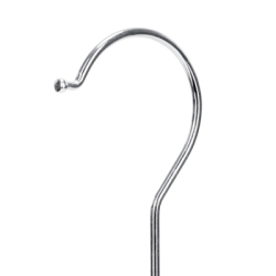 Plastové protišmykové ramienka na šaty šedá 41cm, sada 20ks HG0082