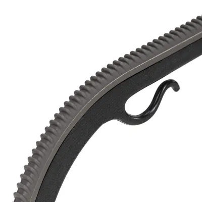 Plastové protišmykové ramienka na šaty biela 41cm, sada 30ks HG0079