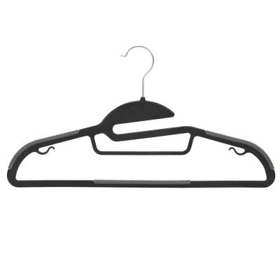 Plastové protišmykové ramienka na šaty biela 41cm, sada 30ks HG0079