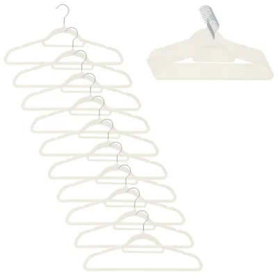 Zamatové ramienka na šaty béžová 45cm, sada 20ks HG0084