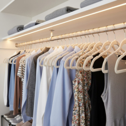 Zamatové ramienka na šaty béžová 45cm, sada 20ks HG0084