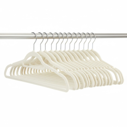 Zamatové ramienka na šaty béžová 45cm, sada 20ks HG0084