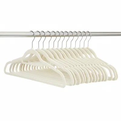 Zamatové ramienka na šaty béžová 45cm, sada 20ks HG0084