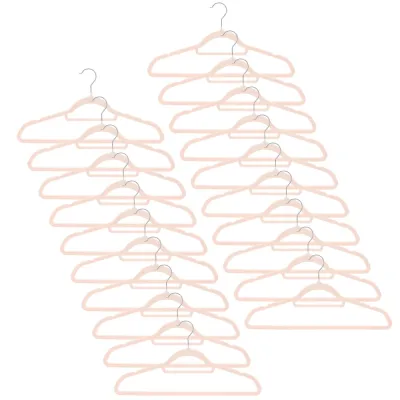 Zamatové ramienka na šaty ružová 45cm, sada 20ks HG0083