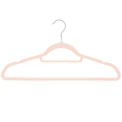 Zamatové ramienka na šaty ružová 45cm, sada 20ks HG0083