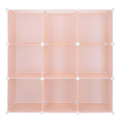 Detská modulárna skriňa s 9 úložnými boxmi, farebná SPRINGOS Ha0215